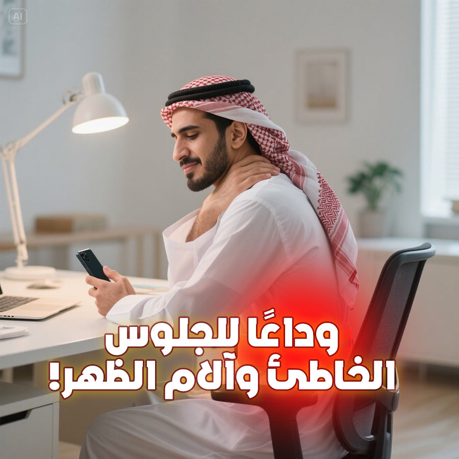 جهاز ذكي لتصحيح القامة مع تنبيه بالاهتزاز