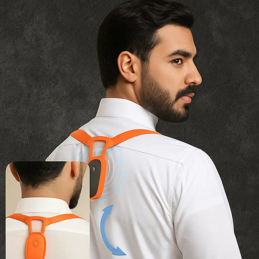 جهاز ذكي لتصحيح القامة مع تنبيه بالاهتزاز